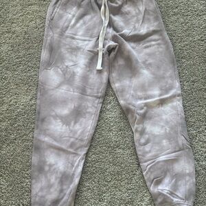 Katie J NYC Soft Lavender Fleece Joggers